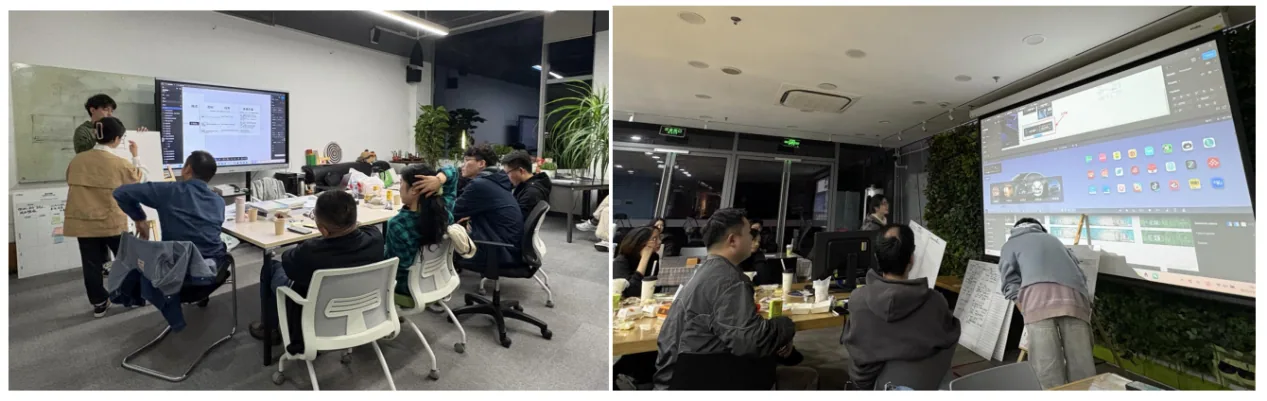 共创现场与材料草图